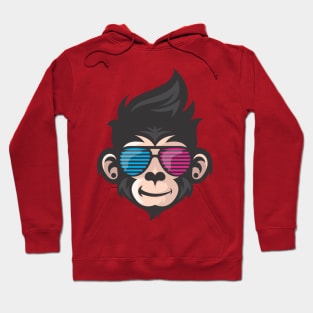 apes with eyeglasses Hoodie